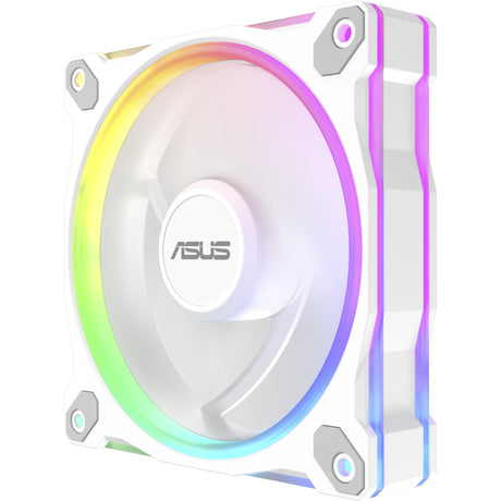 Asus Prime Mr120 ArGB Reverse Fan – Dreierpack Gehäuselüfter (weiß, 3 Stück, 120 x 120 x 28 mm, 3 Stück)
