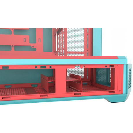 Thermaltake View 600 tg Mint Strawberry Big-Tower-Gehäuse (Mint Berry | 2x USB-A | 1x USB-C | gehärtetes Glas)