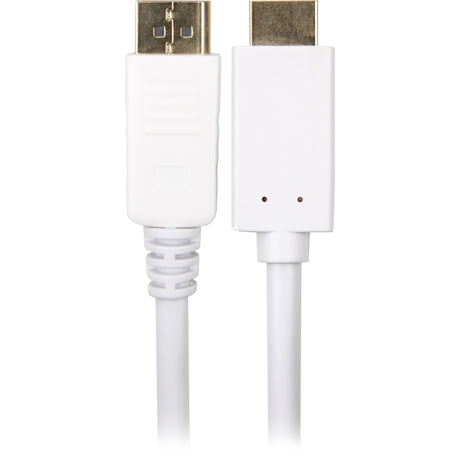 Sharkoon Displayport 1.2 > HDMI-Adapter (weiß, 1 Meter, 4k)