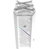 Asus rog strix helios ii gx601s midi tower behuizing (wit | 4x usb-a | 2x usb-c | rgb | tempered glass)