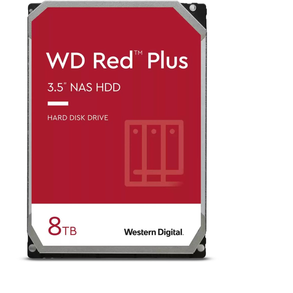 WD Red Plus 8 TB Festplatte (80efpx, SATA 600, 24 7)
