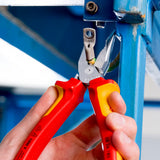 Knipex Spitzkombizange Kombizange (rot gelb)
