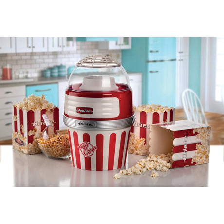 Ariete Party Time Pop Corn XL Machine 2957 00 Popcornmaschine (rot weiß)