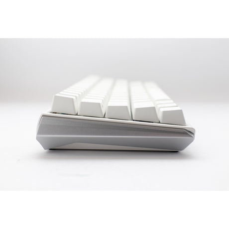 Ducky One 3 klassische reinweiße SF RGB mechanische Tastatur (weiß, US-Layout (Qwerty), Cherry MX Braun, 65 %, RGB-LEDs, Double-Shot PBT, Hot-Swap-fähig, Quack-Mechanik)