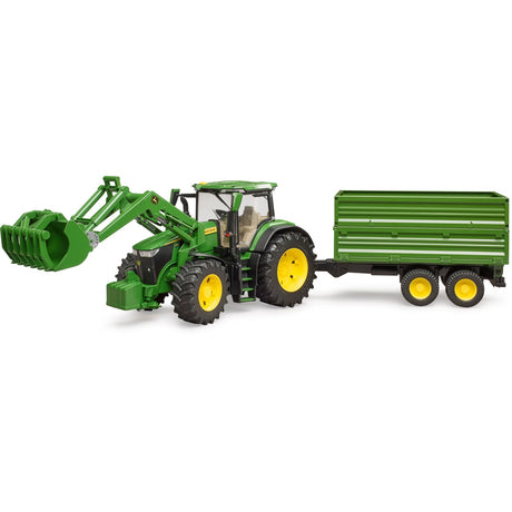 Bruder Traktor John Deere 7R 350 mit Anhänger