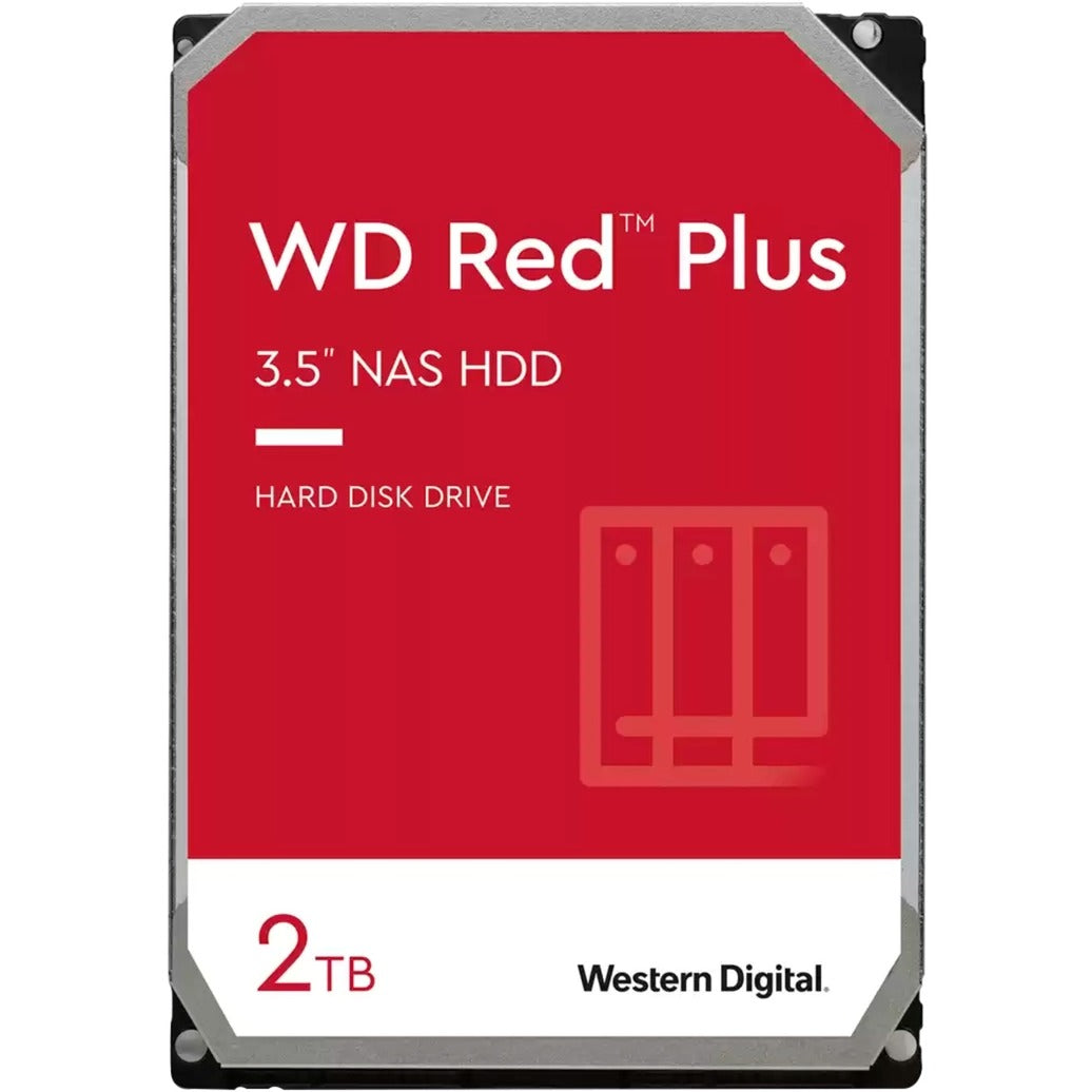 WD Red Plus 2 TB Festplatte (20efpx, SATA 600, 24 7, AF)