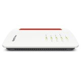 Fritz! box 5690 xgs edition international glasvezel router (wit rood, mesh wi-fi, 10 gbit s)