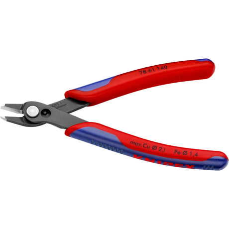 Knipex Elektronik-Seitenschneider | Länge 140 mm | Facette nein | Spezialwerkzeuge gebräunt | 1 Stück - 78 61 140 - 78 61 140