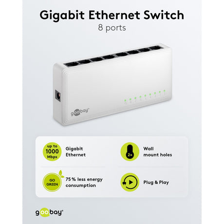 8-Port-Netzwerk-Switch