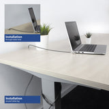 Laptopschloss act ac9030 grau 2000 mm