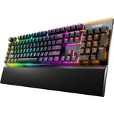 Ruhig sein! Leicht montierte Silent Linear RGB mechanische Gaming-Tastatur (schwarz, US-Layout (QWERTY), Silent Linear, 100 %, ArGB, PBT Double-Shot-Tastenkappen)