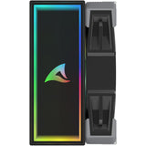 Sharkoon A40 RGB CPU-Kühler (schwarz, 4-Pin-PWM-Lüfteranschluss)