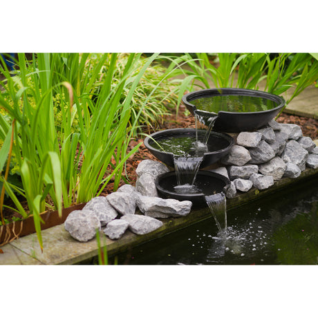 Ubbink - Acqua Arte Nova Scotia 2 Wasserspiel (schwarz, mit Pumpe 1600 l h)