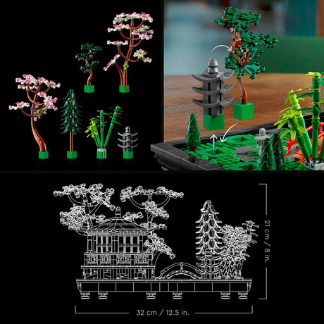 Lego Icons beruhigender Garten botanischer Achtsamkeitsbausatz für Erwachsene – 10315