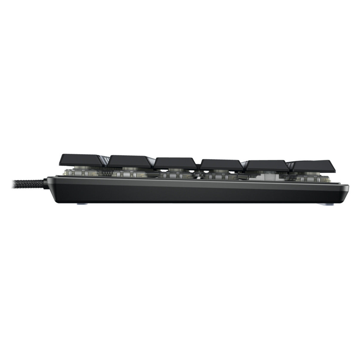 Cherry KC 500 MX LP TKL, Tastatur (schwarz, US-Layout, MX Low Profile 2.0 Ivory, 80 % (TKL), weiße LED, PBT-Tastenkappen)