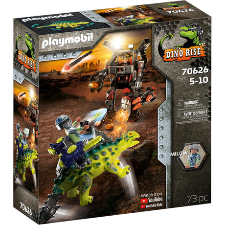 Playmobil Dino Rise - Saichania: Verteidigung der Kämpfer, Konstruktionsspielzeug (70626)