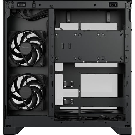 Fractal Design Pop 2 Vision Midi-Tower-Gehäuse (schwarz | 1x USB-A | 1x USB-C | gehärtetes Glas)