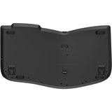 Kensington Pro Fit Ergo KB675 EQ TKL wiederaufladbare Tastatur (schwarz, EU-Layout (QWERTY), Membran, 80 % (TKL), Bluetooth, 2,4 GHz)