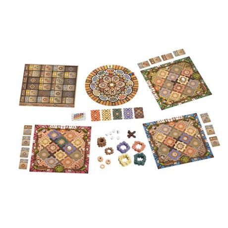999games 999 Games Intarsia-Brettspiel (niederländisch, 2 - 4 Spieler, 40 Minuten, ab 10 Jahren)