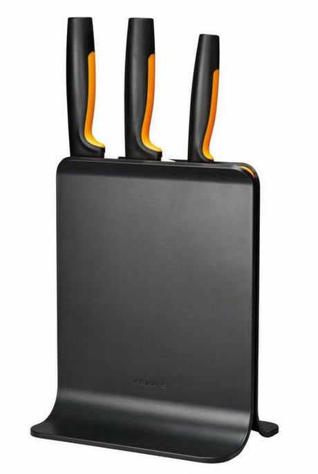 Fiskars funktionelle Form aus Kunststoffmesserblock mit 3 Messern