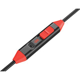 Powera kabelgebundene Ohrhörer für Nintendo Switch 2 In-Ear (schwarz rot, Nintendo Switch 2, Nintendo Switch, Nintendo Switch – OLED-Modell, Nintendo Switch Lite)