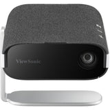 Viewsonic Smart LED tragbarer Projektor mit Harman Kardon Lautsprechern (Schwarz, HDMI, Audio, WLAN, Bluetooth)