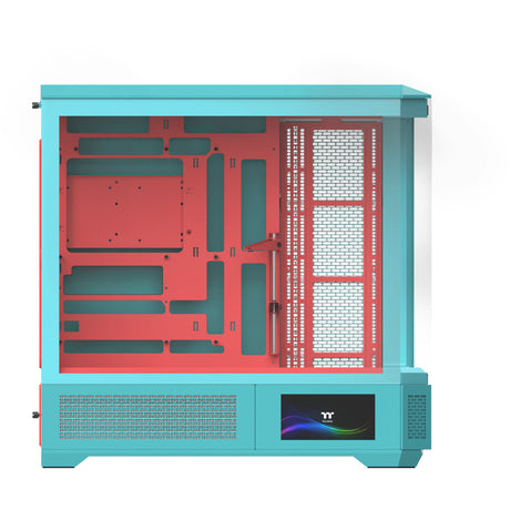 Thermaltake View 600 tg Mint Strawberry Big-Tower-Gehäuse (Mint Berry | 2x USB-A | 1x USB-C | gehärtetes Glas)