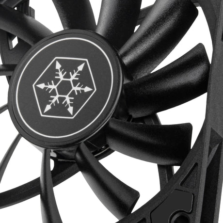 Silverstone Air Slimmer 90 Gehäuselüfter (schwarz, 92 x 92 x 15 mm, PWM)