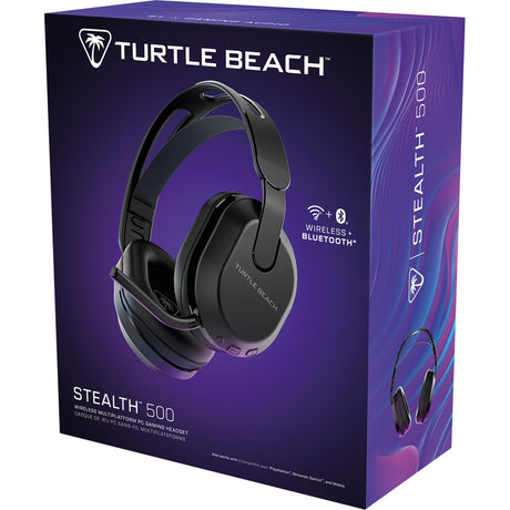 Turtle Beach Stealth 500 Over-Ear-Gaming-Headset (schwarz, PC – Windows 10 und höher, Playstation 4 5, Nintendo Switch, Android, iOS)