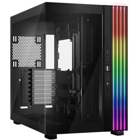 Ruhig sein! Lichtbasis 900 dx Big-Tower-Gehäuse (schwarz | 2x USB-A | 1x USB-C | RGB | Fenster)