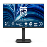 Philips 24b2u3601 00 23.8 monitor (zwart, hdmi, displayport, usb-c, lan, audio, 120 hz)