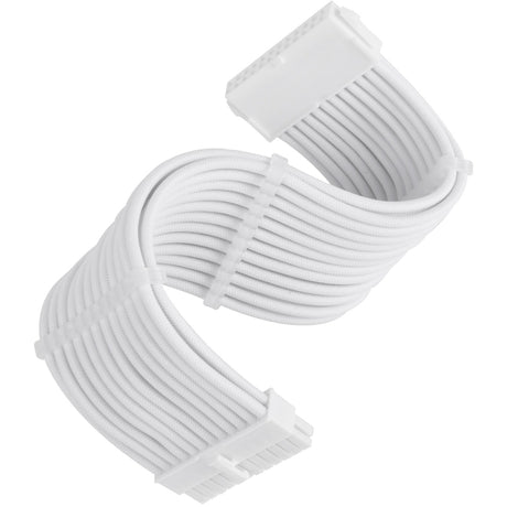 Silverstone sst-pp07e-mbw-v2, 24pin ATX-Verlängerungskabel (weiß, 30 Zentimeter)