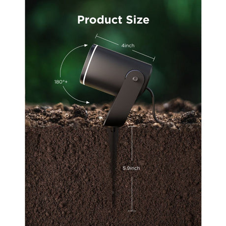 Intelligente Außenstrahler von Govee Matter RGBicww – 2er-Pack Gartenstrahler