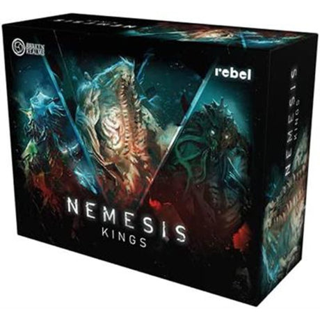 Asmodee Nemesis: Kings Brettspiel (englisch, Erweiterung, 1 - 5 Spieler, 35 - 175 Minuten, ab 14 Jahren)