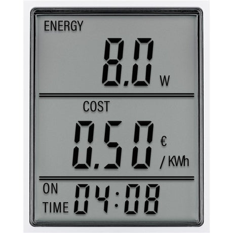 Goobay digitales Energiekostenmessgerät Pro Messgerät (weiß)