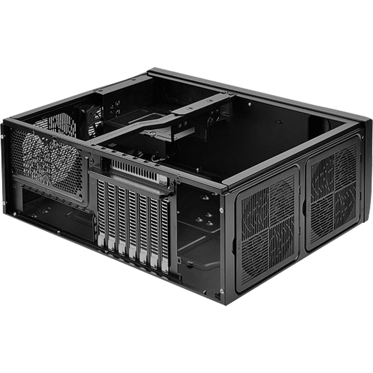 Silverstone sst-gd09b htpc-gehäuse (schwarz | 2x usb-a)