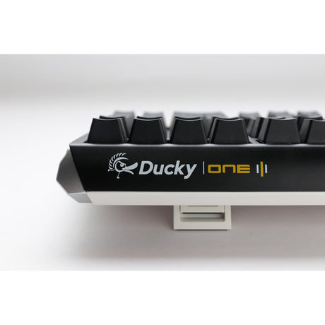 Ducky One 3 klassische mechanische RGB-Tastatur (Schwarz, US-Layout (QWERTY), Cherry MX Speed Silver, 100 %, RGB-LED, Double-Shot-PBT, Hot-Swap-fähig, Quack-Mechanik)