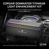 Corsair dominator titanium ddr5 lighting enhancement kit ledverlichting (zwart, cmplekit2)