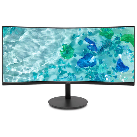 Acer Vero cb343cur j0 34 gebogener Ultrawide-Monitor (schwarz, 2x HDMI, 1x Display-Port, Audio, LAN, USB, 120 Hz)