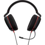 Powera kabelgebundenes Stereo-Headset für Nintendo Switch 2 Over-Ear-Gaming-Headset (schwarz rot, Nintendo Switch 2, Nintendo Switch – OLED-Modell, Nintendo Switch, Nintendo Switch Lite)