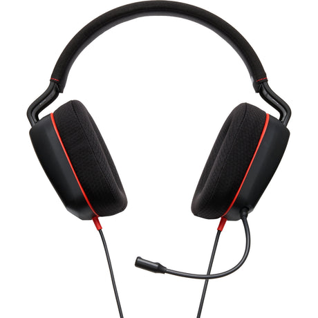 Powera kabelgebundenes Stereo-Headset für Nintendo Switch 2 Over-Ear-Gaming-Headset (schwarz rot, Nintendo Switch 2, Nintendo Switch – OLED-Modell, Nintendo Switch, Nintendo Switch Lite)