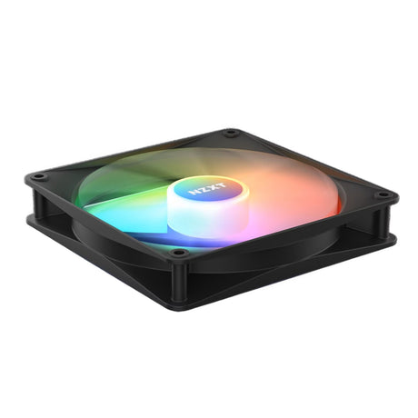 Nzxt f140 RGB Core Gehäuselüfter (schwarz, 140 x 140 x 26 mm, PWM, ohne Controller)