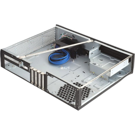 Silverstone milo ml03b Desktop-Gehäuse (schwarz | 2x USB-A)