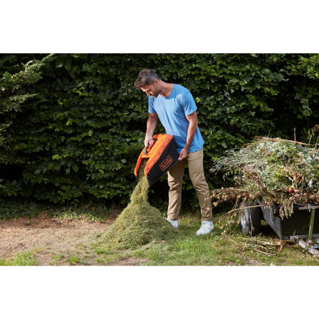 Black+Decker BCMW3318L2-QW 2x 18V Rasenmäher (orange schwarz, 2x 18V 2,5Ah Akku und Ladegerät im Lieferumfang enthalten)