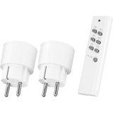 Klicken Sie auf Switch Setzen Sie drahtlose 2 -Stecker mit Fernbedienung