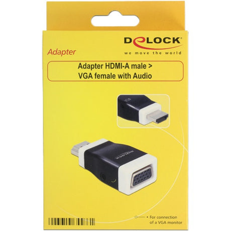 Delock HDMI A auf VGA Adapter (schwarz)