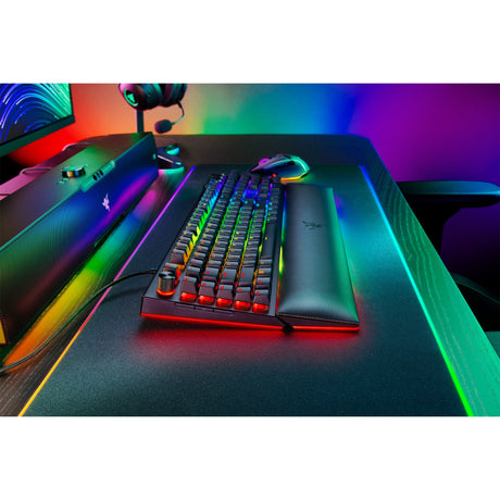 Mechanische Gaming-Tastatur Razer Blackwidow V4 Pro RGB (Schwarz, US-Layout (QWERTY), Gelb, 100 %)
