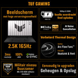 Asus tuf gaming a16 fa608pp-qt005w 16 gaming laptop (zwart grijs | r9 8940hx | rtx 5070 | 32 gb | 1 tb ssd)