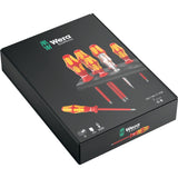 Wera 160 i 165 i 7 Schraubendreher-Set Kraftform Plus Serie 100 + Spannungsprüfer + Halter, 7-teilig – 1 Stück – 05006148001