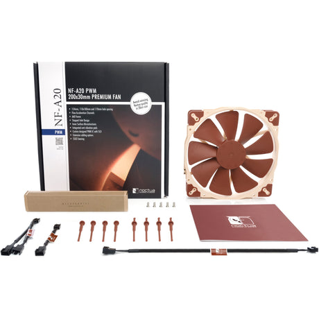 Noctua NF-A20 PWM-Gehäuselüfter (Creme, 200 x 200 x 30 mm)